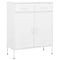 Lady Jillian -  Storage Cabinet White 80x35x101,5 cm Steel - Model 2